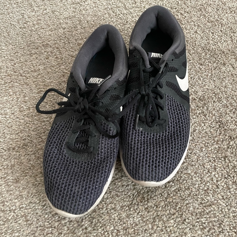 black nike sneakers!